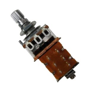 FLEOR 2pcs Push Pull Guitar Pots Short 15mm Split Shaft A500K Audio Taper Guitar Potentiometers