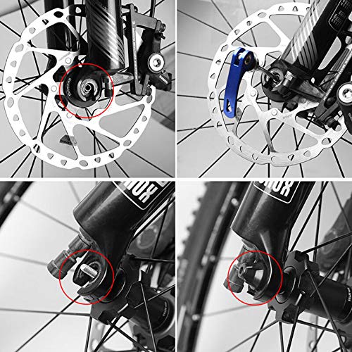 AiTuiTui 1 Pair MTB Quick Release Skewers Bike QR, 145/180 mm Road Mountain Bicycle Wheel Hub Front and Rear Clip Bolt Lever Axle Set