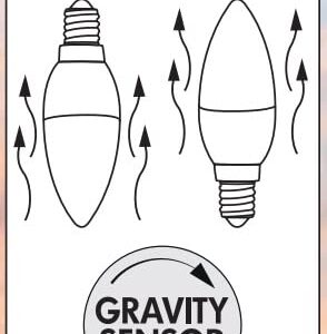 LED VIVID FLAME-6 Pack 1800K LED flame effect light bulb with FCC Certification,E12 flicker flame candelabra bulb,for Hotel/Garden/Coffee/Festival Decoration.