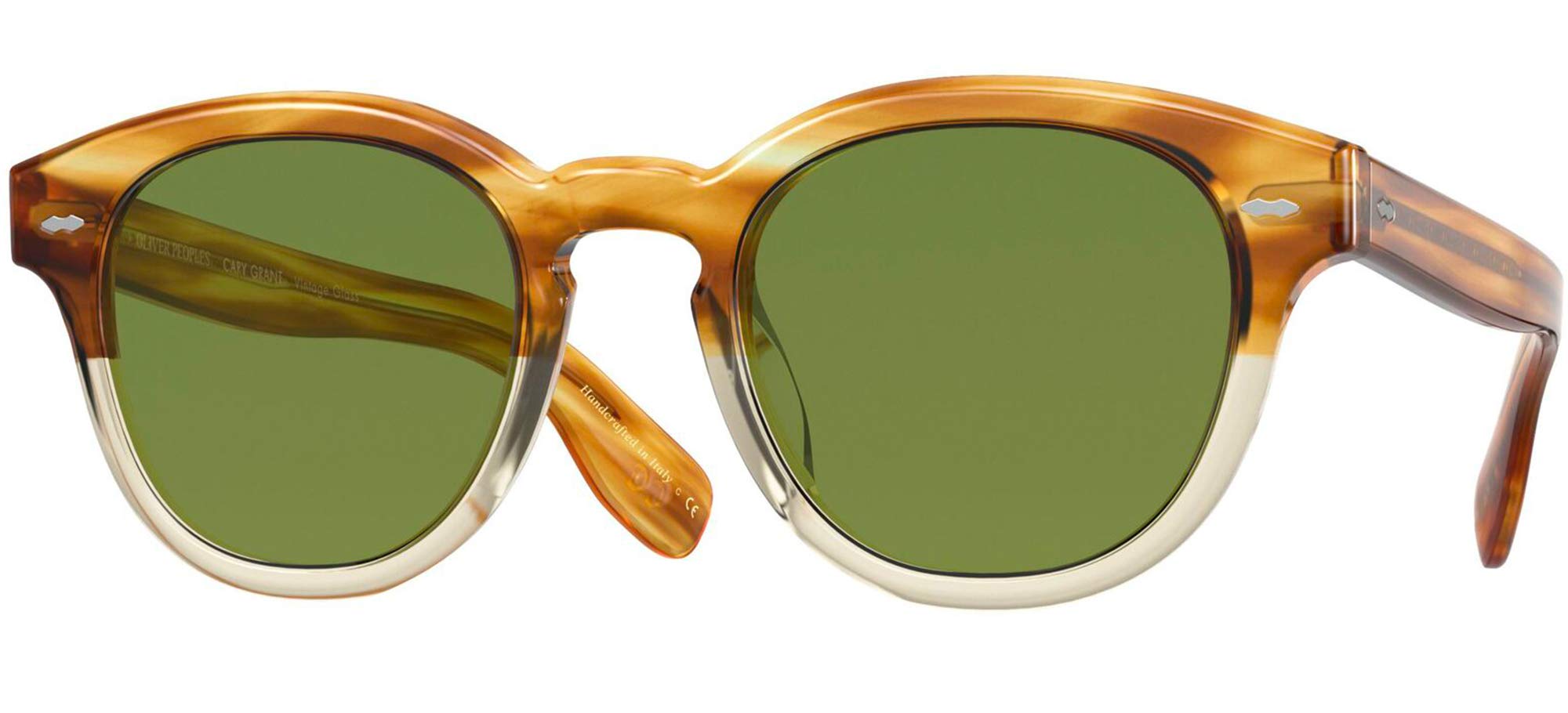 Oliver Peoples CARY GRANT SUN OV 5413SU Honey Vsb/Green C 50/22/145 unisex Sunglasses