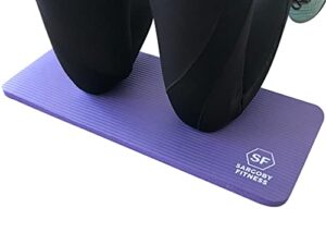 sargoby fitness yoga knee pad 0.6 inch thick pilates yoga knee pads cushion to provide support to knee cushion pilates elbows forearms & wrists workout knee pads