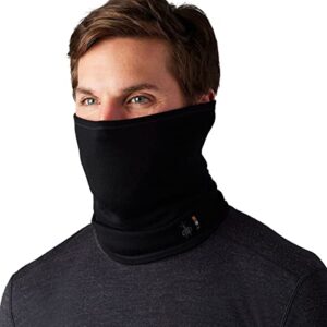 Smartwool Thermal Merino Long Neck Gaiter | Merino Wool Neck Warmer For Men and Women, Black, One Size