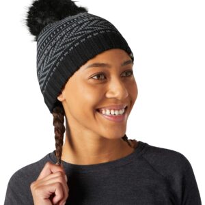 Smartwool Chair Lift Merino Wool Beanie For Men and Women, Black, One Size