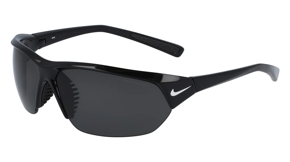 Nike Men's Skylon Ace Sunglasses, Black Frame/Polarized Grey Lens EV0527 010 Made in Italy