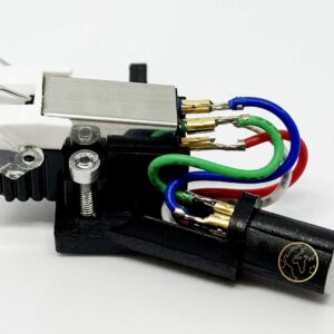 Headshell, Chrome mount cartridge, needle, stylus for DENON DP-30L, DP-35F, DP-37F, DP-45F, DP-47F, DP-51F, DP-52F, DP-23F