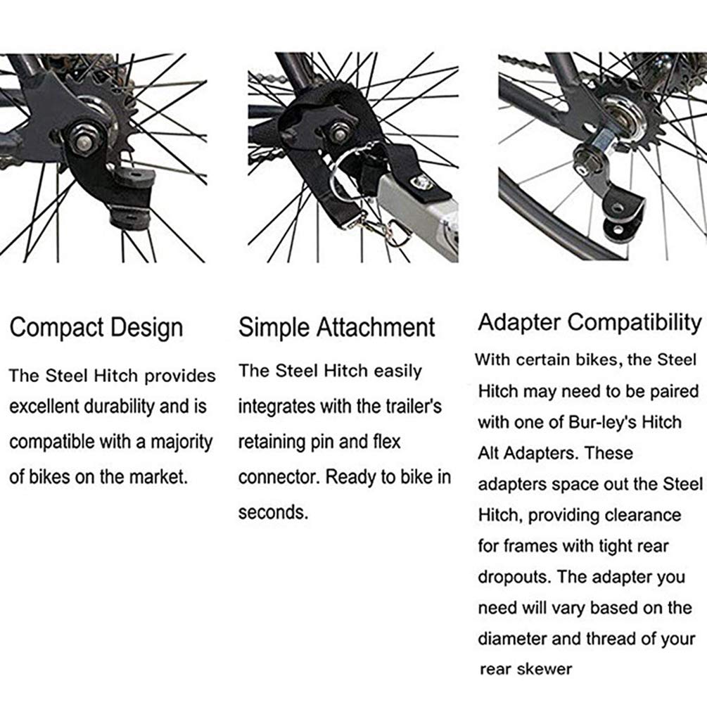 BESPORTBLE 1 Set Bike Trailer Hitch Coupler Bike Trailer Connector Bike Trailers Bike Hitch Bike Coupler Assembly Trailers Bike Trailer Hitch Connector Bicycle Trailer Riding Component