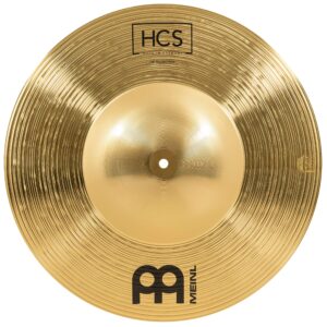 Meinl Cymbals HCS 18” Big Bell Ride Cymbal for Drum Set — Made in Germany — Traditional Finish Brass, 2-Year Warranty (HCS18BBR)