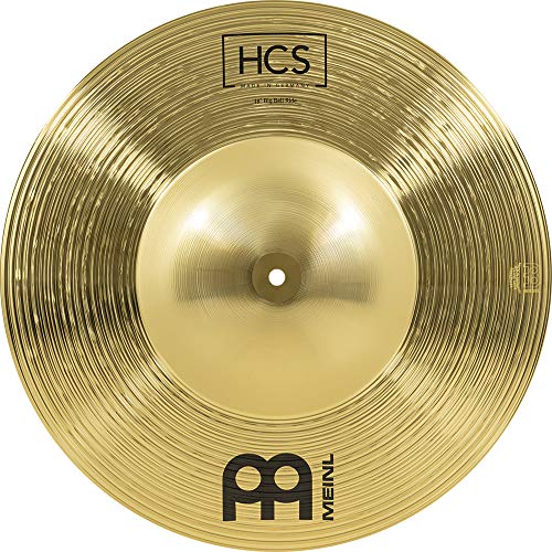 Meinl Cymbals HCS 18” Big Bell Ride Cymbal for Drum Set — Made in Germany — Traditional Finish Brass, 2-Year Warranty (HCS18BBR)