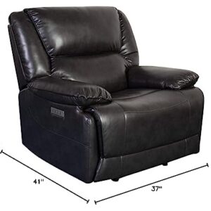 Porter Designs Ennis 3X PWR Recliner, Black