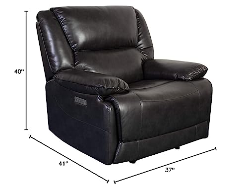 Porter Designs Ennis 3X PWR Recliner, Black