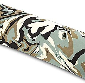 Victor Fitness Green Camouflage Eco-Friendly Yoga Mat - Premium TPE Material, Non-Slip Texture, Lightweight & Durable - Ideal for Hot Yoga, Pilates, and Bikram - Includes Carrying Strap