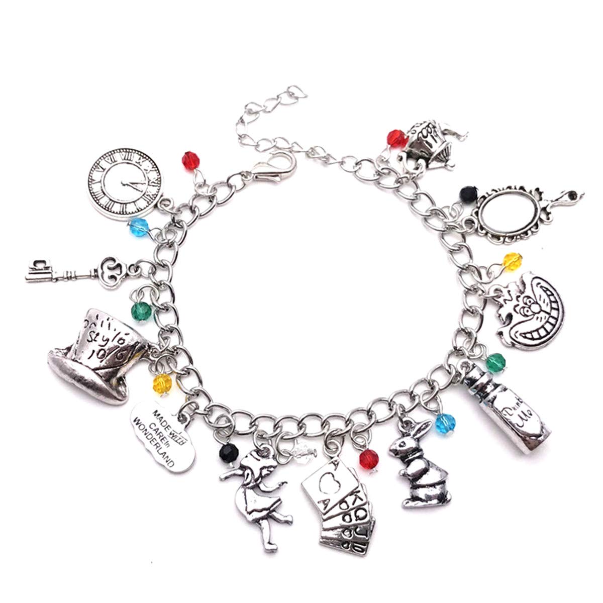 AYJBDGR Universe of Fandoms TV Movies Show Jewelry Anime Cartoons Charm Bracelet Gifts for Women