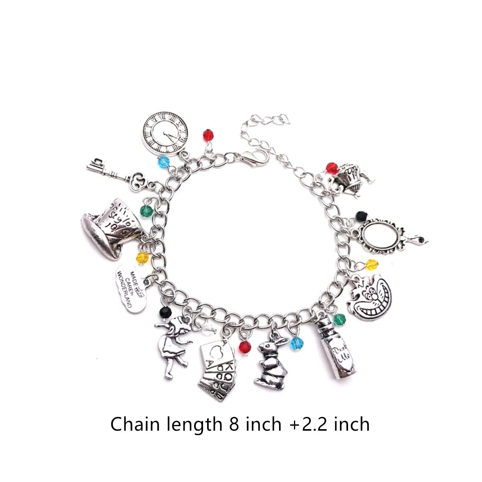 AYJBDGR Universe of Fandoms TV Movies Show Jewelry Anime Cartoons Charm Bracelet Gifts for Women