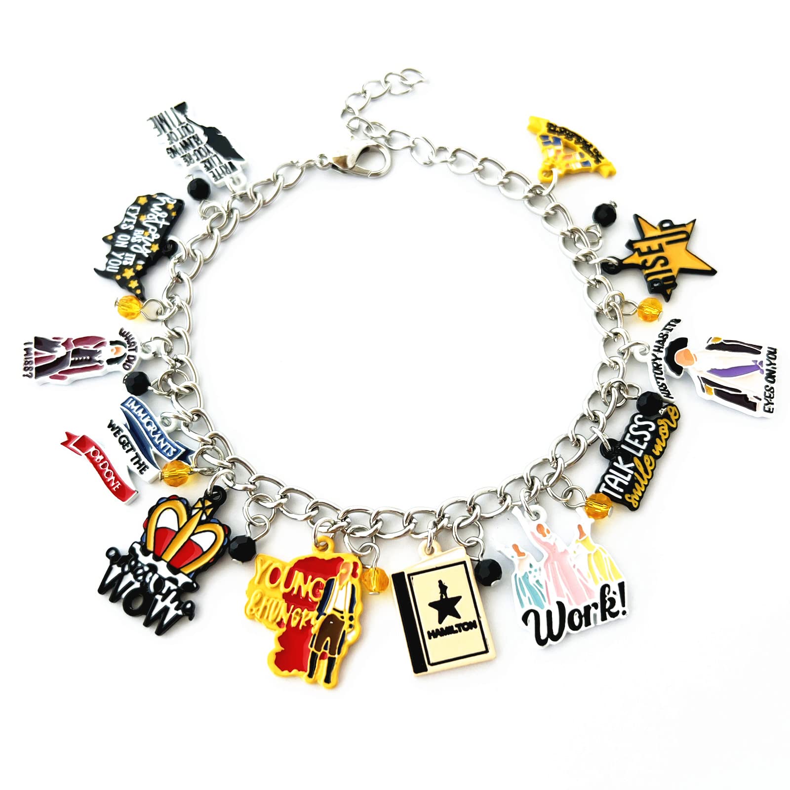 AYJBDGR Universe of Fandoms Broadway Charm Bracelet Gifts for and Women