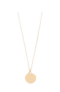 kate spade new york j mini pendant, gold