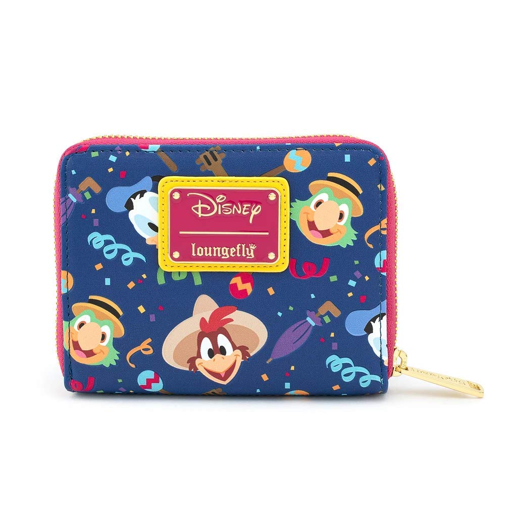 Loungefly x Disney Three Caballeros Zip Around Wallet (Multi, One Size)