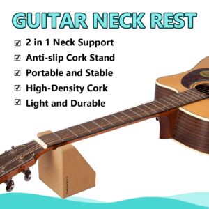 Guitar Neck Rest, Guitar Neck Cradle Support Pillow String Instrument Luthier Tool for Guitar Workstation, Ukuleles, Violins, Banjos, Mandolins