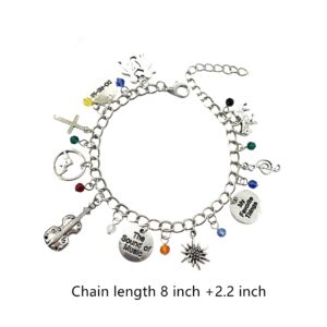 AYJBDGR Universe of Fandoms Charm Bracelet Gifts for Women