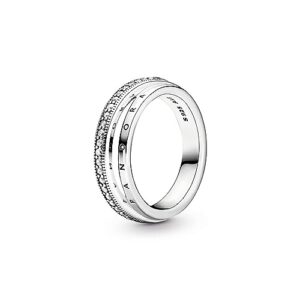 pandora triple band pave, clear cz