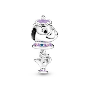 pandora disney, beauty and the beast mrs. potts and chip 925 sterling silver charm - 799015c01