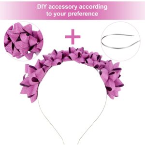 24 Pieces Smooth Metal Headbands Blank Metal Headbands 2 Colors DIY Craft Wire Frame Hairband for Men Women Hair Accessory