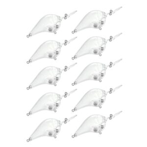 Fishing Lures Set Lure Blanks Hard Lures Blanks Unpainted Fishing Lures Crankbaits Fishing Lures Fishing Poppers,10Pcs Blank Crankbait Unpainted Hard Bait Fishing Lures Tackle DIY Accessory