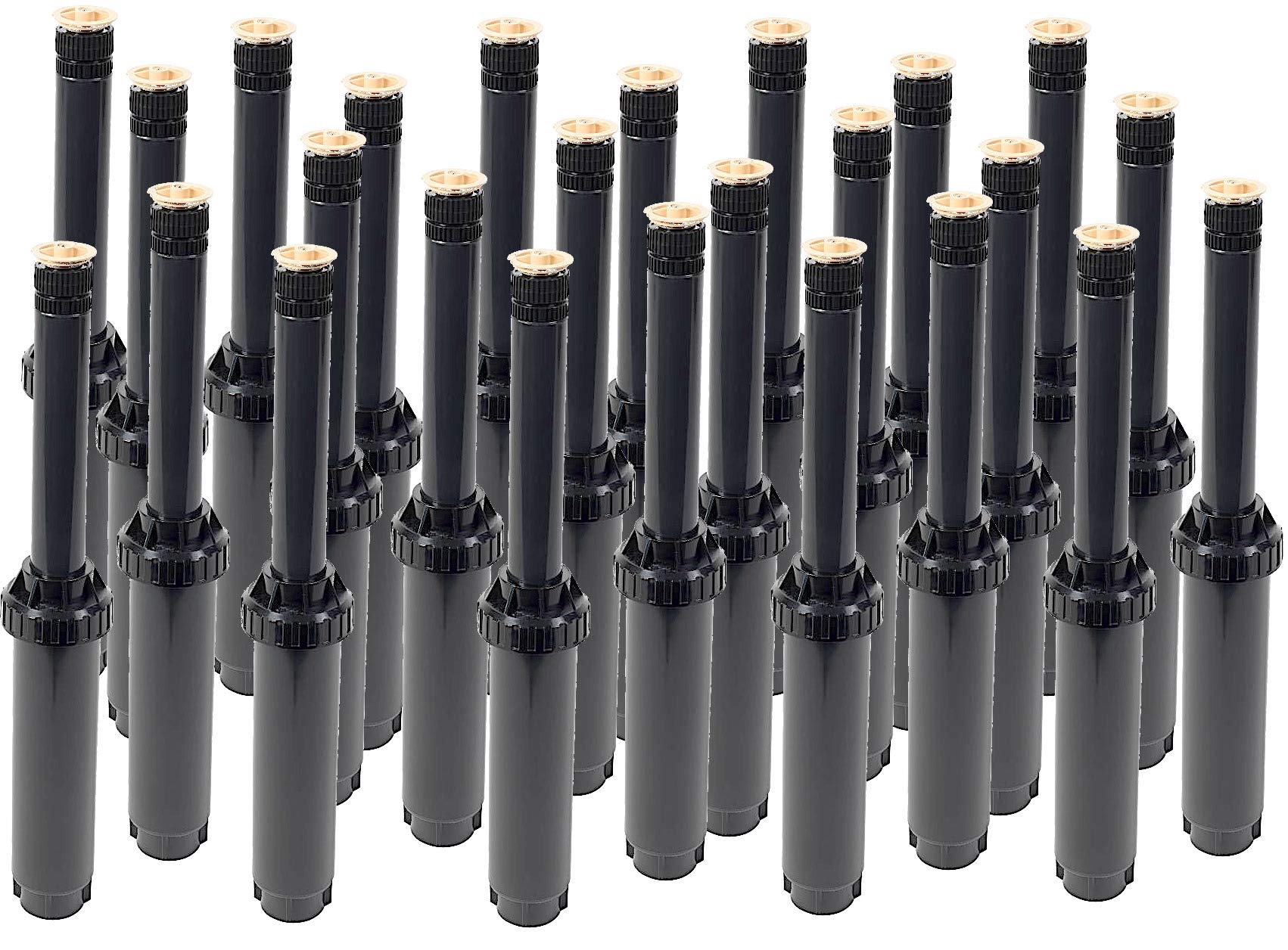 25-Pack Rainbird US418 4" UNI-Spray Series Pop-up Spray Head Sprinklers with 18' Van Series Variable Arc Nozzles