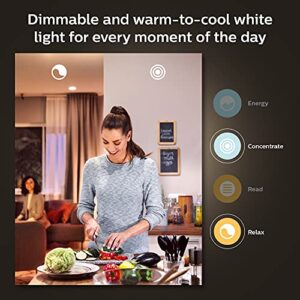 Philips Hue Smart 40W B39 Candle-Shaped LED Bulb - White Ambiance Warm-to-Cool White Light - 1 Pack - 450LM - E12 - Indoor - Control with Hue App - Works with Alexa, Google Assistant and Apple Homekit