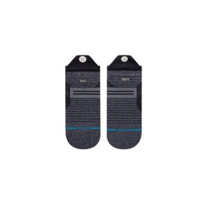 Stance Run Tab St Socks [3 Pack] (Large, Black)