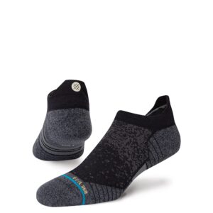 Stance Run Tab St Socks [3 Pack] (Large, Black)