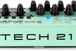 Tech 21 Geddy Lee DI-2112 Signature SansAmp Bass Preamp Pedal Bundle with 2 MXR Patch Cables and Dunlop Pick Pack