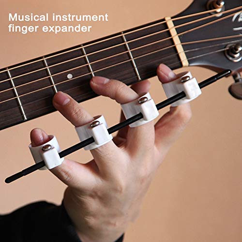 Guitar Beginner Finger Expander Adjustable Stretcher Expansion Ukulele Increase Finger Strength, Multifunctional Finger Expander Portable Span Practice