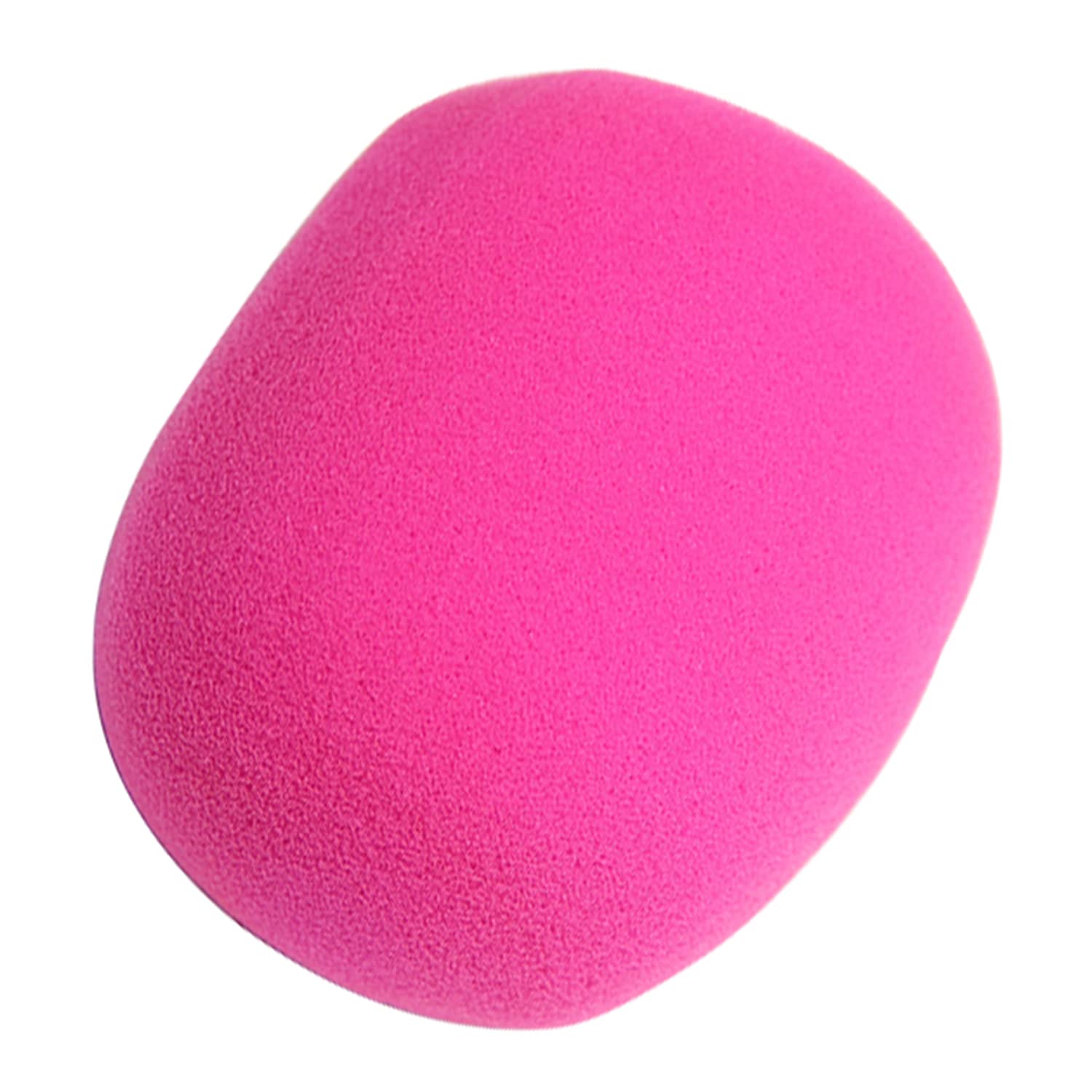 Fielect Microphone Cover Foam Mic Cover Handheld Microphone Windscreen Shield Protection Micro Foam Filter Pink for KTV Broadcasting, 1Pc