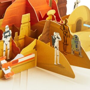 Hallmark Signature Paper Wonder Star Wars Pop Up Birthday Card (Luke Skywalker and Obi-Wan), May the 4th