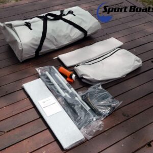 Inflatable Sport Boats - Swordfish 10.8' - Model SB-330A - Air Deck Floor Premium Heat Welded Dinghy with Seat Bag