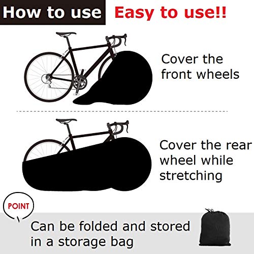 GORIX Bike Wheel Cover Elastic Car Carry Transport Storage Luggage Road Mountain(Global Edition) (olol)