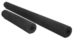 jigging world eva foam grips for custom rod building (solid black, set of 7 and 15" (1 each))