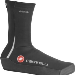 Castelli Instenso UL Shoecover I Windproof, Shoe Warmer Overshoes for Cycling, Mountain Biking - Light Black - Medium