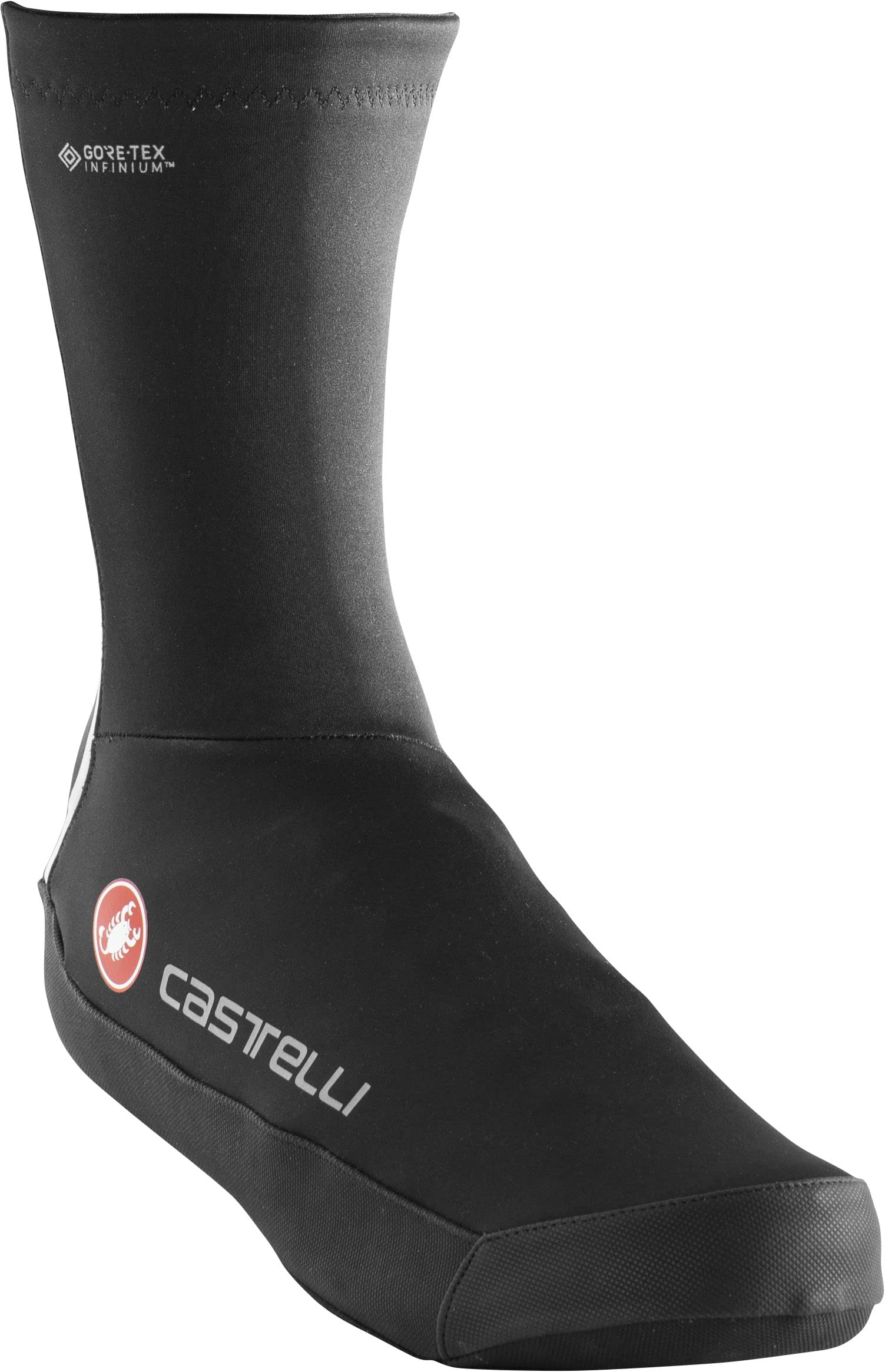 Castelli Instenso UL Shoecover I Windproof, Shoe Warmer Overshoes for Cycling, Mountain Biking - Light Black - Medium