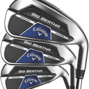 Callaway Big Bertha B21 Iron Set (Set of 8 Clubs: 4IR - PW, AW, Right, Graphite, Regular), Silver