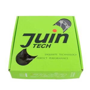 Juin Tech M1 Cable Actuated Hydraulic Bicycle Bike Disc Brake Caliper Set Extra Powerful Hybrid Brake for Road/Mountain/Cyclocross/Gravel/E-Bike/Folding Bike etc. use (Black)