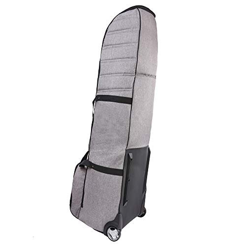 MacGregor Golf Deluxe Padded Travel Cover with Wheels, Heather Grey