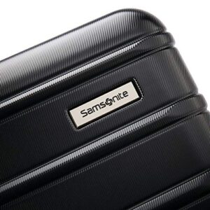 Samsonite Omni 2 Hardside Expandable Luggage with Duel Spinner Wheels, Midnight Black, 3-Piece Set (CO/MED/LG)