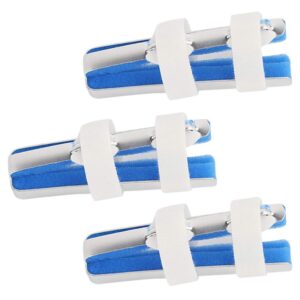 3pcs aluminum alloy finger splint finger protector splint finger brace finger protector brace finger splint brace finger fixing splint finger support brace