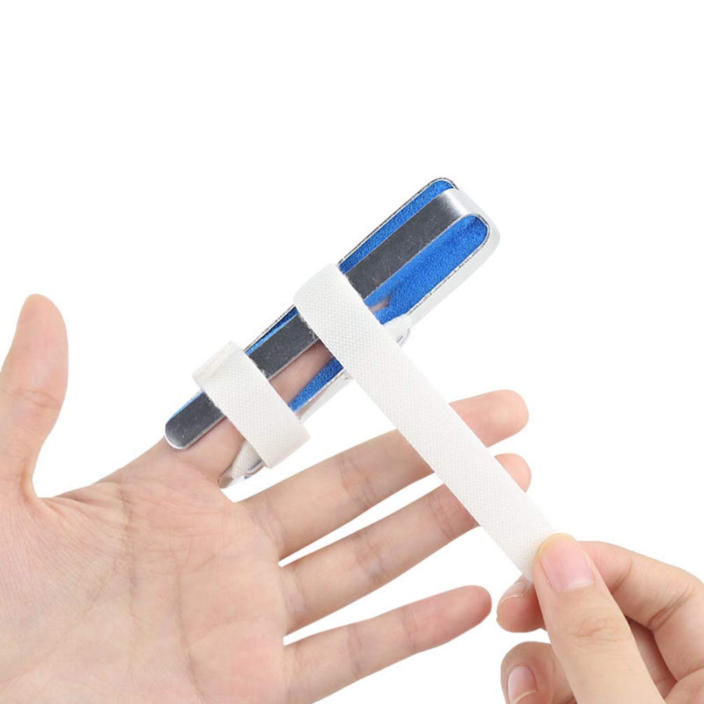 3pcs Aluminum Alloy Finger Splint Finger Protector Splint Finger Brace Finger Protector Brace Finger Splint Brace Finger Fixing Splint Finger Support Brace