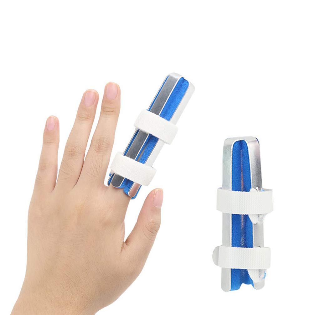 3pcs Aluminum Alloy Finger Splint Finger Protector Splint Finger Brace Finger Protector Brace Finger Splint Brace Finger Fixing Splint Finger Support Brace