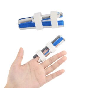 3pcs Aluminum Alloy Finger Splint Finger Protector Splint Finger Brace Finger Protector Brace Finger Splint Brace Finger Fixing Splint Finger Support Brace