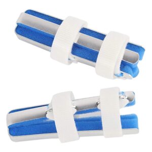 3pcs Aluminum Alloy Finger Splint Finger Protector Splint Finger Brace Finger Protector Brace Finger Splint Brace Finger Fixing Splint Finger Support Brace