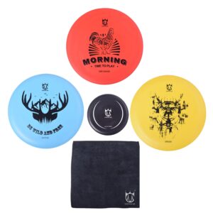 CROWN ME Disc Golf Set with 3 Disc Set