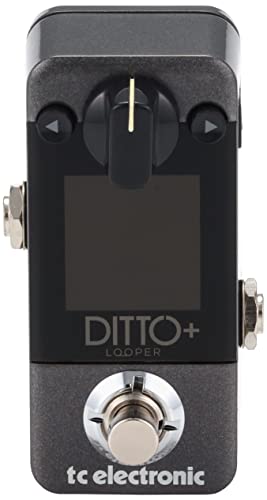 TC Electronic DITTO+ LOOPER Next Generation 60-Minute Multi-session Looper Pedal